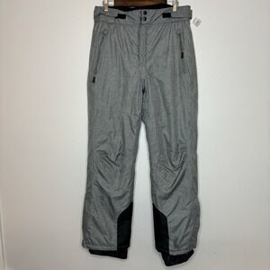 Crivit Snow Pants Men's 32x30 Ski Snowboard Nylon Gray Soft‎ Shell Repellant